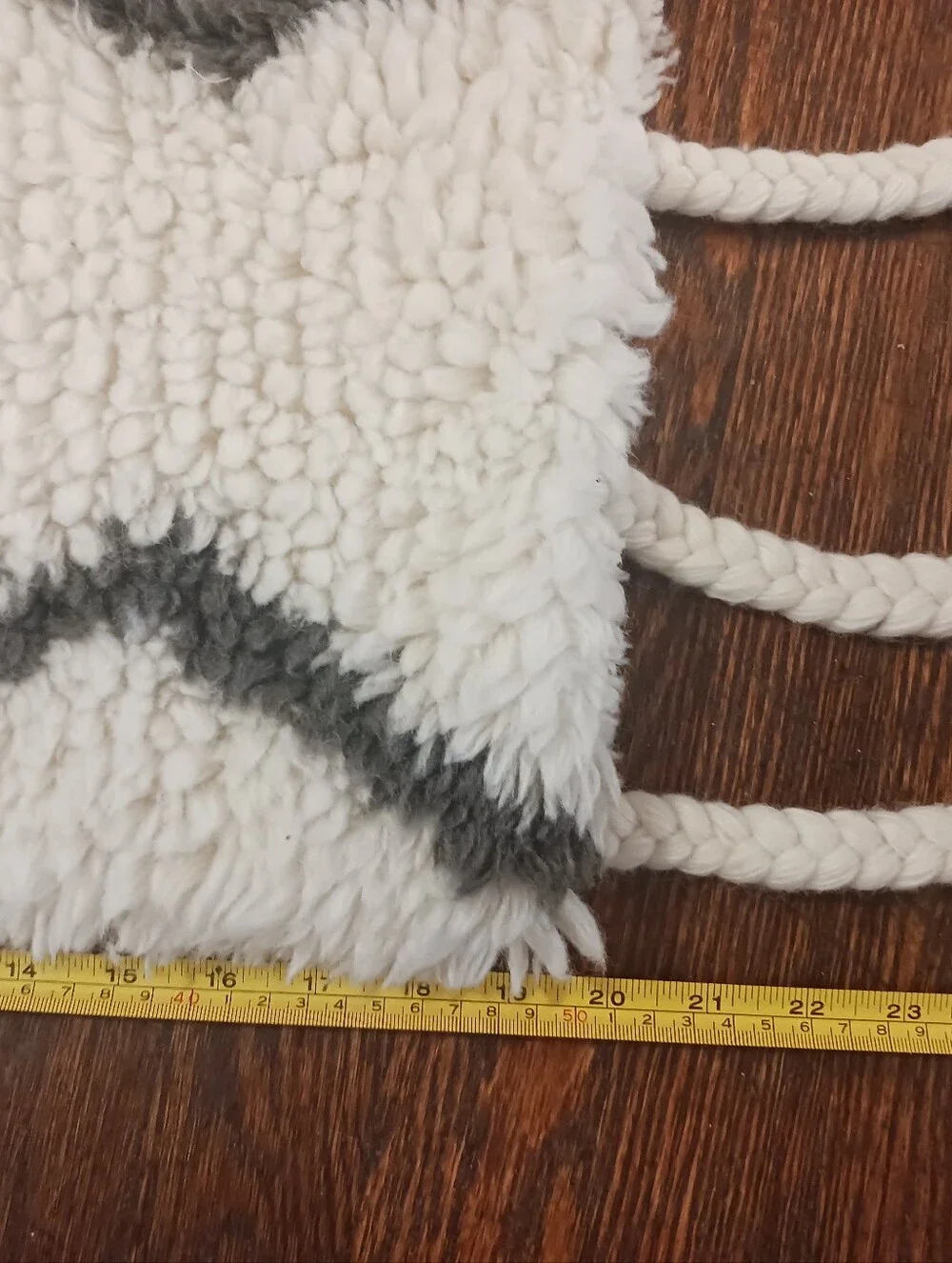 West Elm SOUK Wool Rug Sample Decor Item Handmade 12